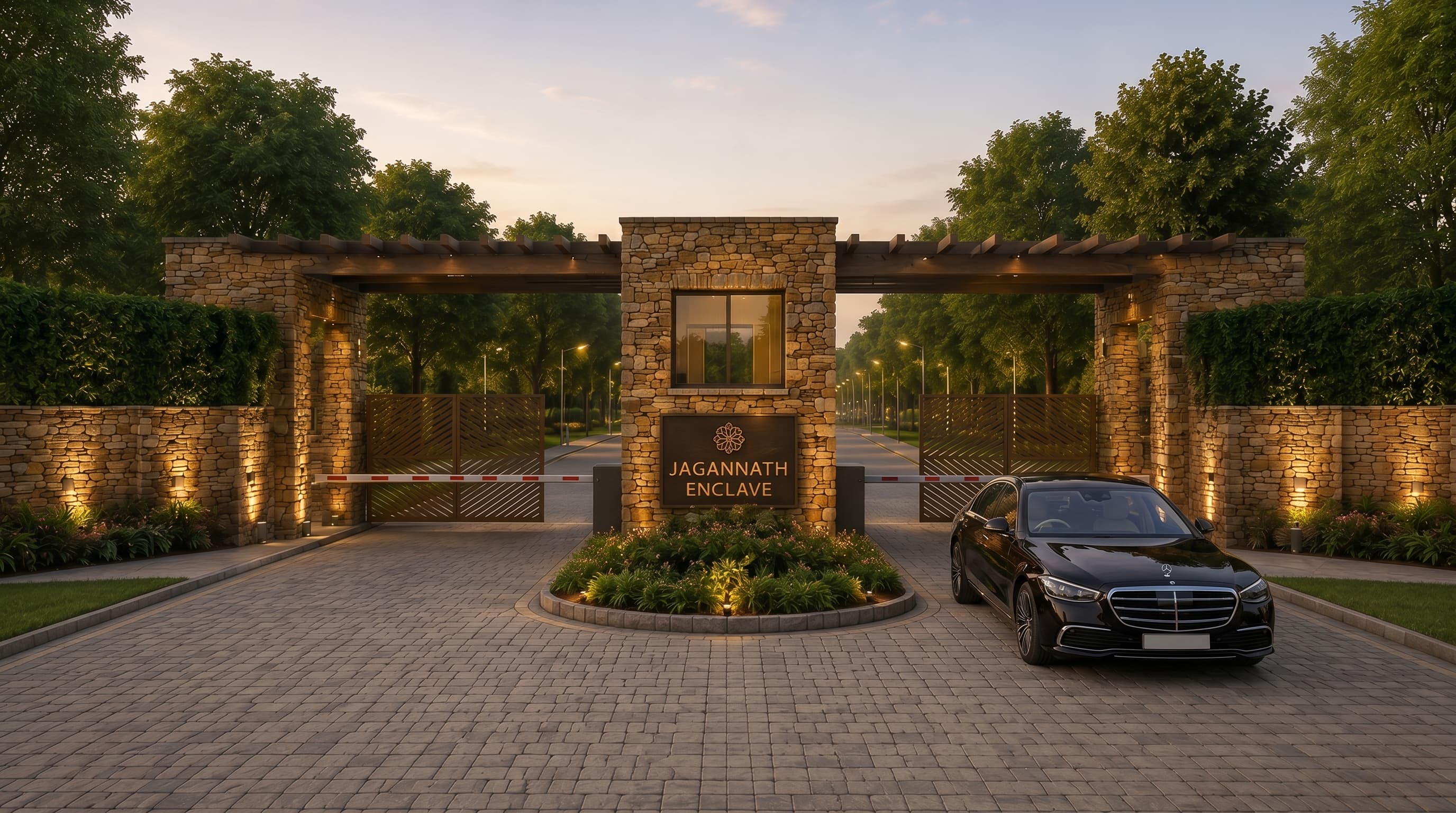 Jagannath Enclave project image - Premium Gated Farmhouse Township